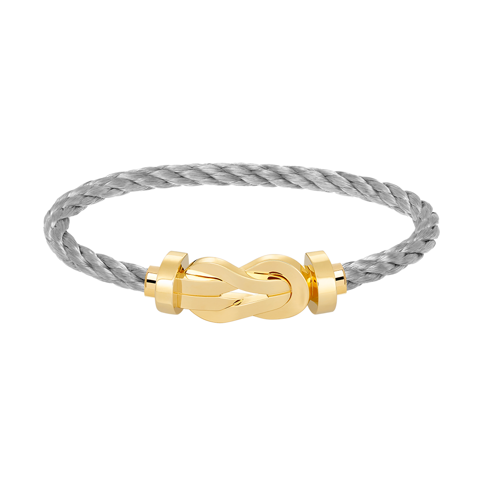 [RAFFINE]CHANCE LARGE 8 FIGURE BUCKLE NO DIAMOND BRACELET GOLD