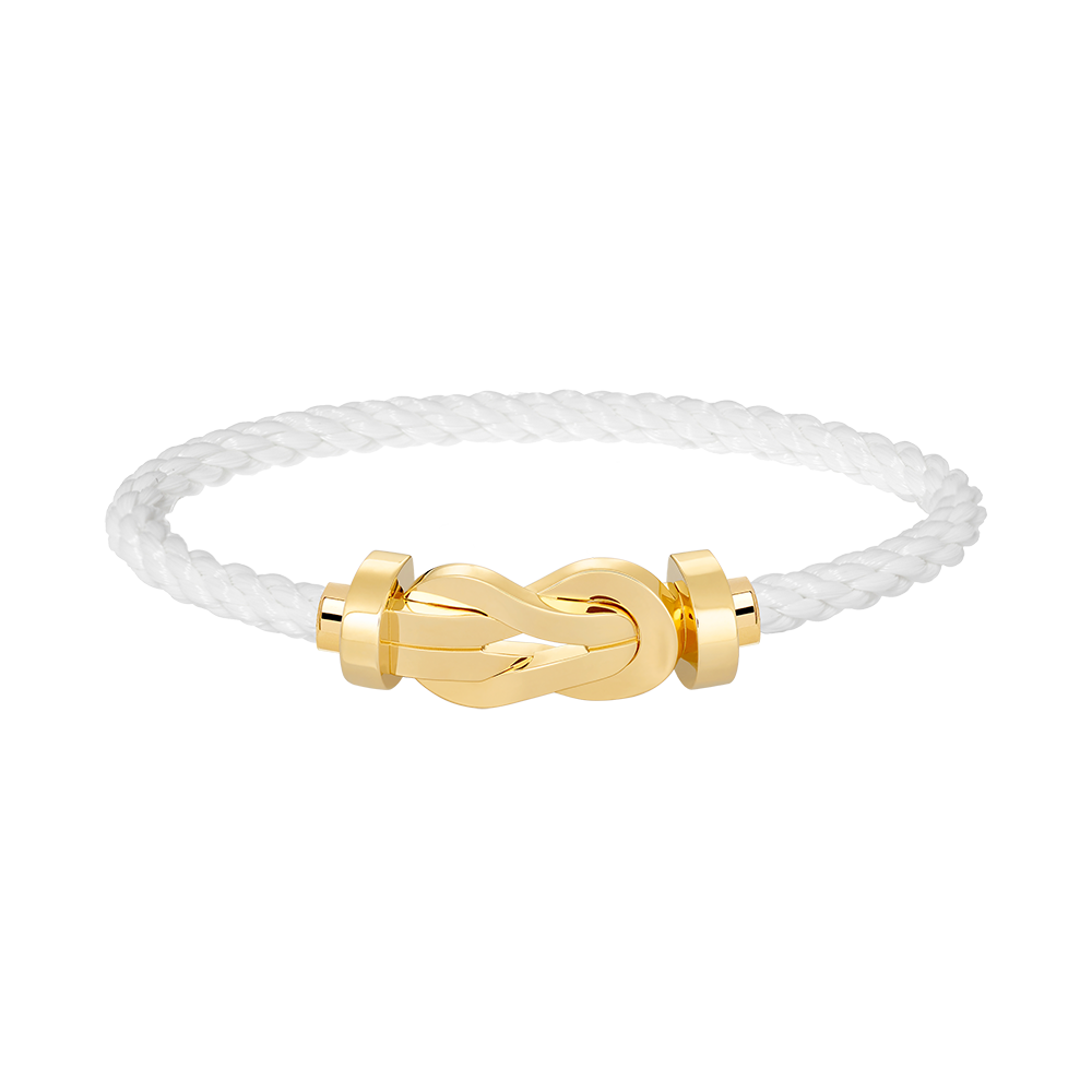 [RAFFINE]CHANCE LARGE 8 FIGURE BUCKLE NO DIAMOND BRACELET GOLD
