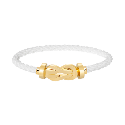 [RAFFINE]CHANCE LARGE 8 FIGURE BUCKLE NO DIAMOND BRACELET GOLD