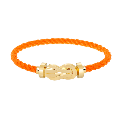 [RAFFINE]CHANCE LARGE 8 FIGURE BUCKLE NO DIAMOND BRACELET GOLD