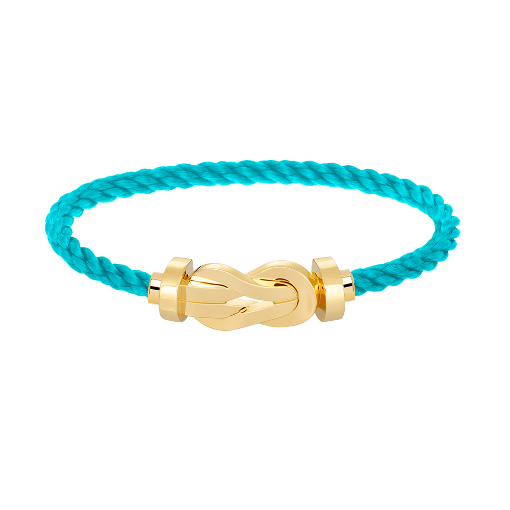 [RAFFINE]CHANCE LARGE 8 FIGURE BUCKLE NO DIAMOND BRACELET GOLD