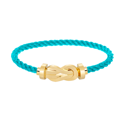 [RAFFINE]CHANCE LARGE 8 FIGURE BUCKLE NO DIAMOND BRACELET GOLD