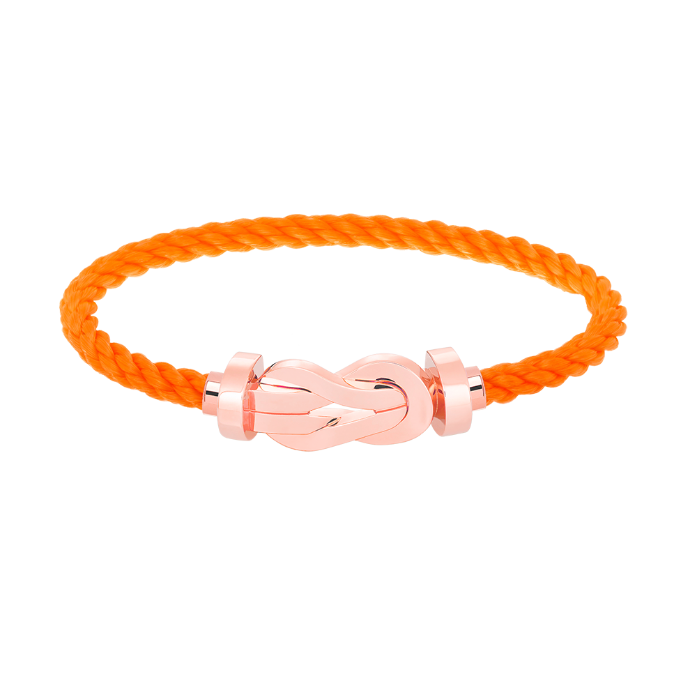 [RAFFINE]CHANCE LARGE 8 FIGURE BUCKLE NO DIAMOND BRACELET ROSE GOLD