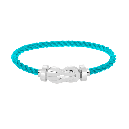 [RAFFINE]CHANCE LARGE 8 FIGURE BUCKLE NO DIAMOND BRACELET SILVER