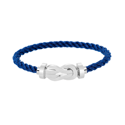 [RAFFINE]CHANCE LARGE 8 FIGURE BUCKLE NO DIAMOND BRACELET SILVER