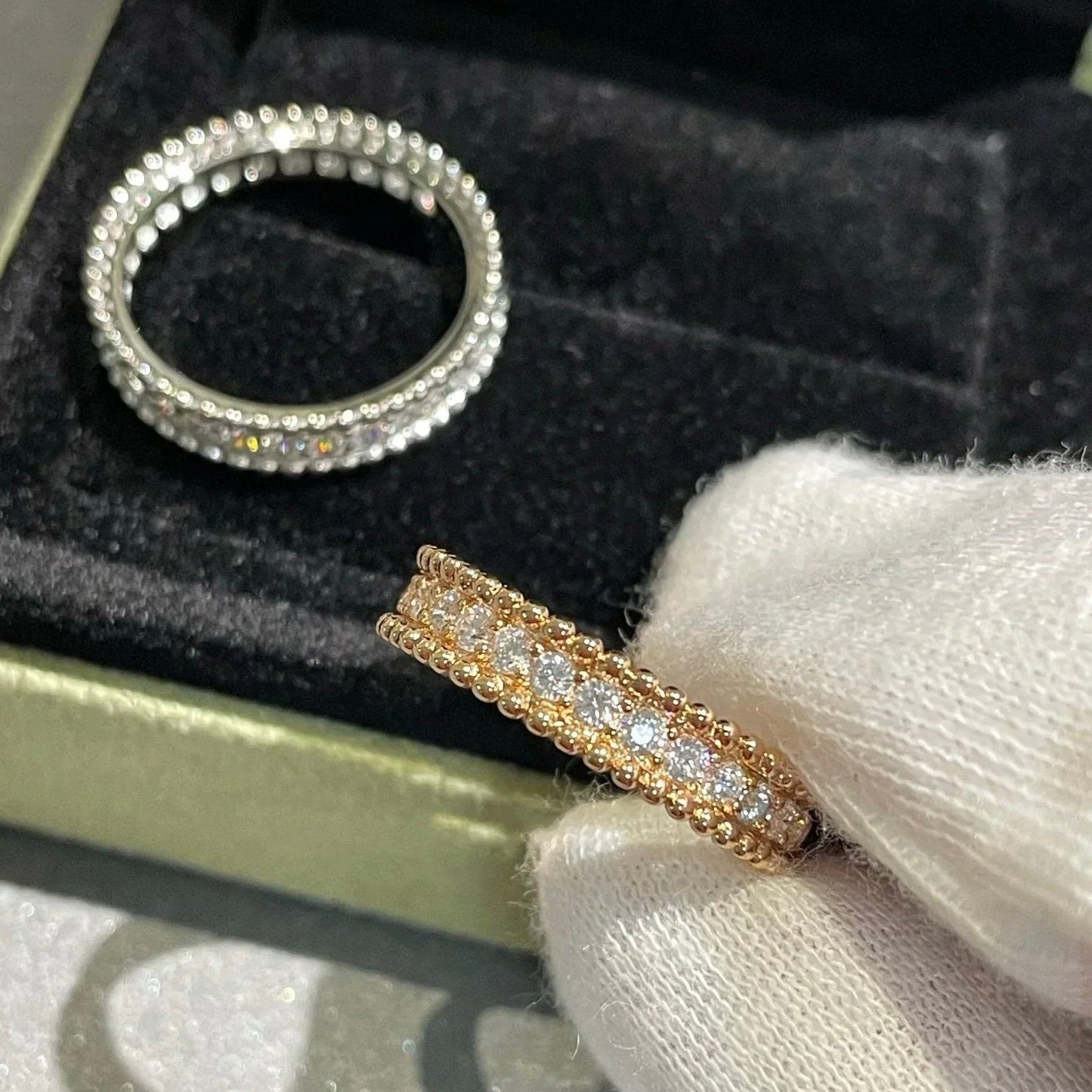 [RAFFINE]PERLEE DIAMOND SILVER RING