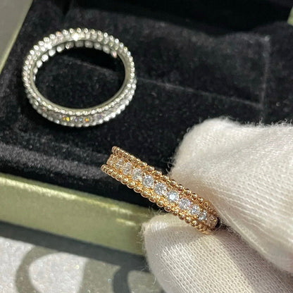 [RAFFINE]PERLEE DIAMOND ROSE GOLD RING