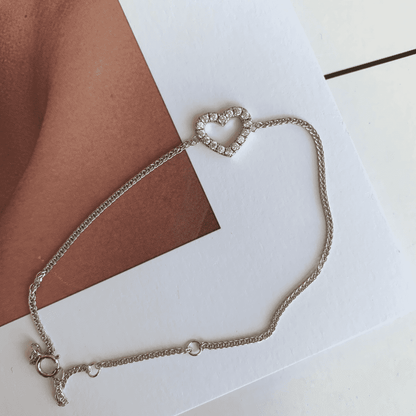 [RAFFINE]Heart Shape Lover Bracelet