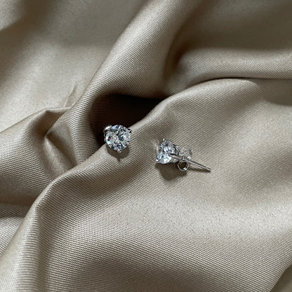 [RAFFINE]Dainty Round Shape Earrings