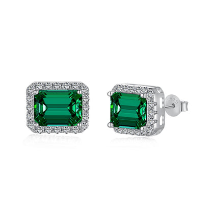 [RAFFINE]Luxurious Dainty Emerald Cut Banquet Earrings