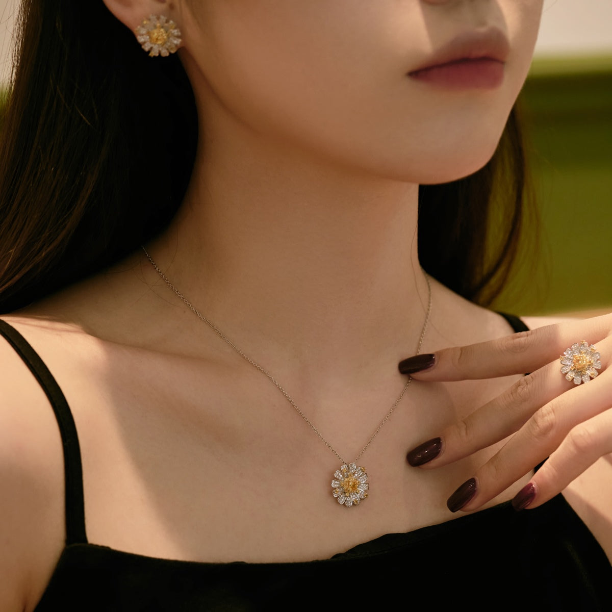 [RAFFINE]Exquisite Daisy Necklace