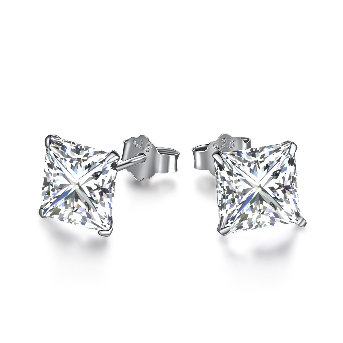 [RAFFINE]Ornate Square Shape Earrings