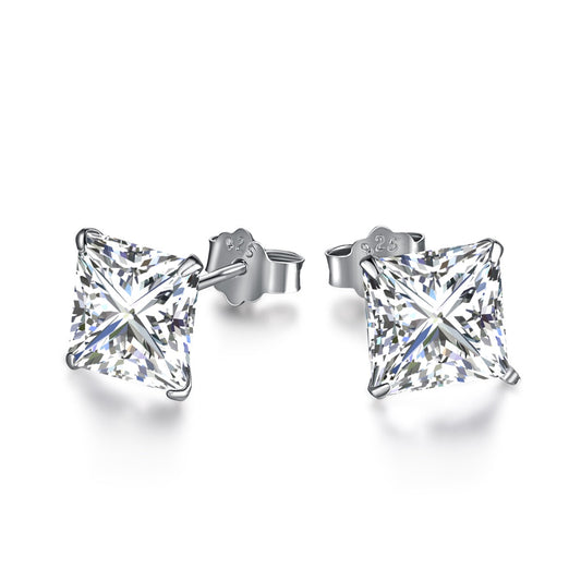 [RAFFINE]Ornate Square Shape Earrings