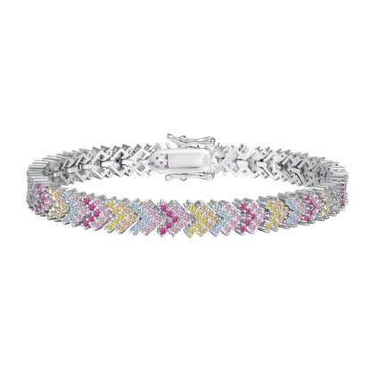 [RAFFINE]Ornate Sparkling Round Cut Party Bracelet
