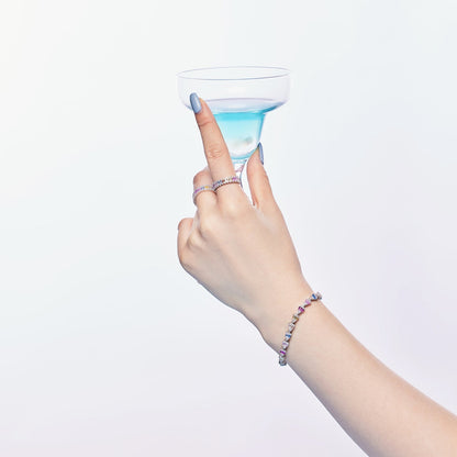 [RAFFINE]Radiant Water Drop Shape Daily Bracelet