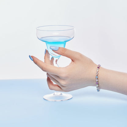 [RAFFINE]Radiant Water Drop Shape Daily Bracelet