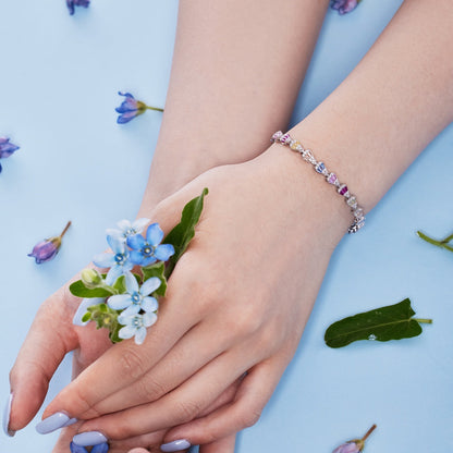 [RAFFINE]Radiant Water Drop Shape Daily Bracelet