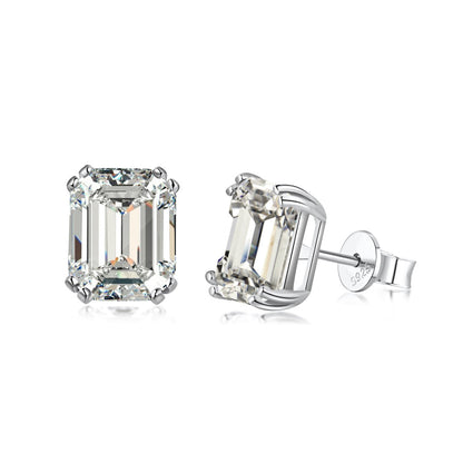 [RAFFINE]Dazzling Square Shape Earrings