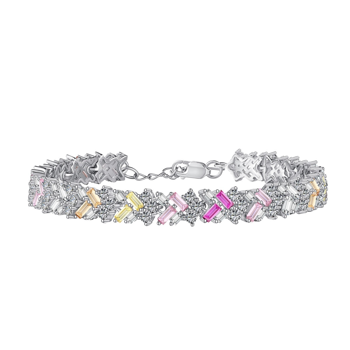 [RAFFINE]Dazzling Unique Multi Shape Daily Bracelet