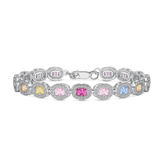 [RAFFINE]Exquisite Ornate Emerald Cut Daily Bracelet