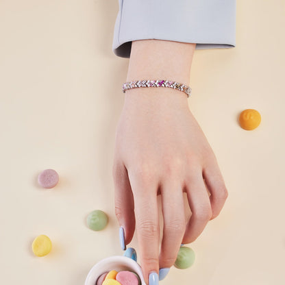 [RAFFINE]Dazzling Unique Multi Shape Daily Bracelet