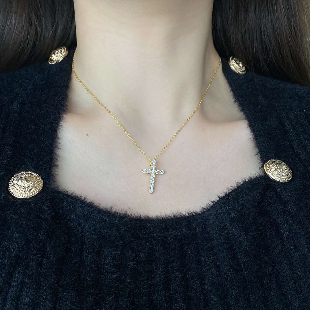 [RAFFINE]Unique Cross Shape Necklace