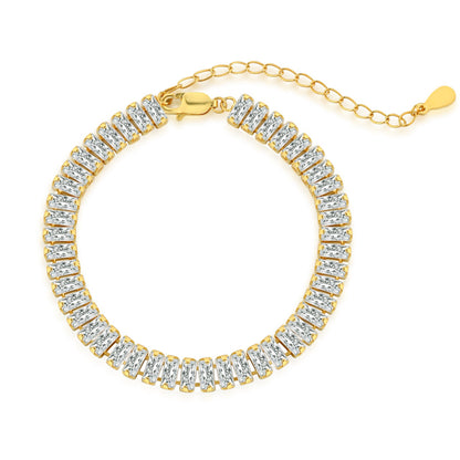 [RAFFINE]Exquisite Emerald Cut Daily Bracelet