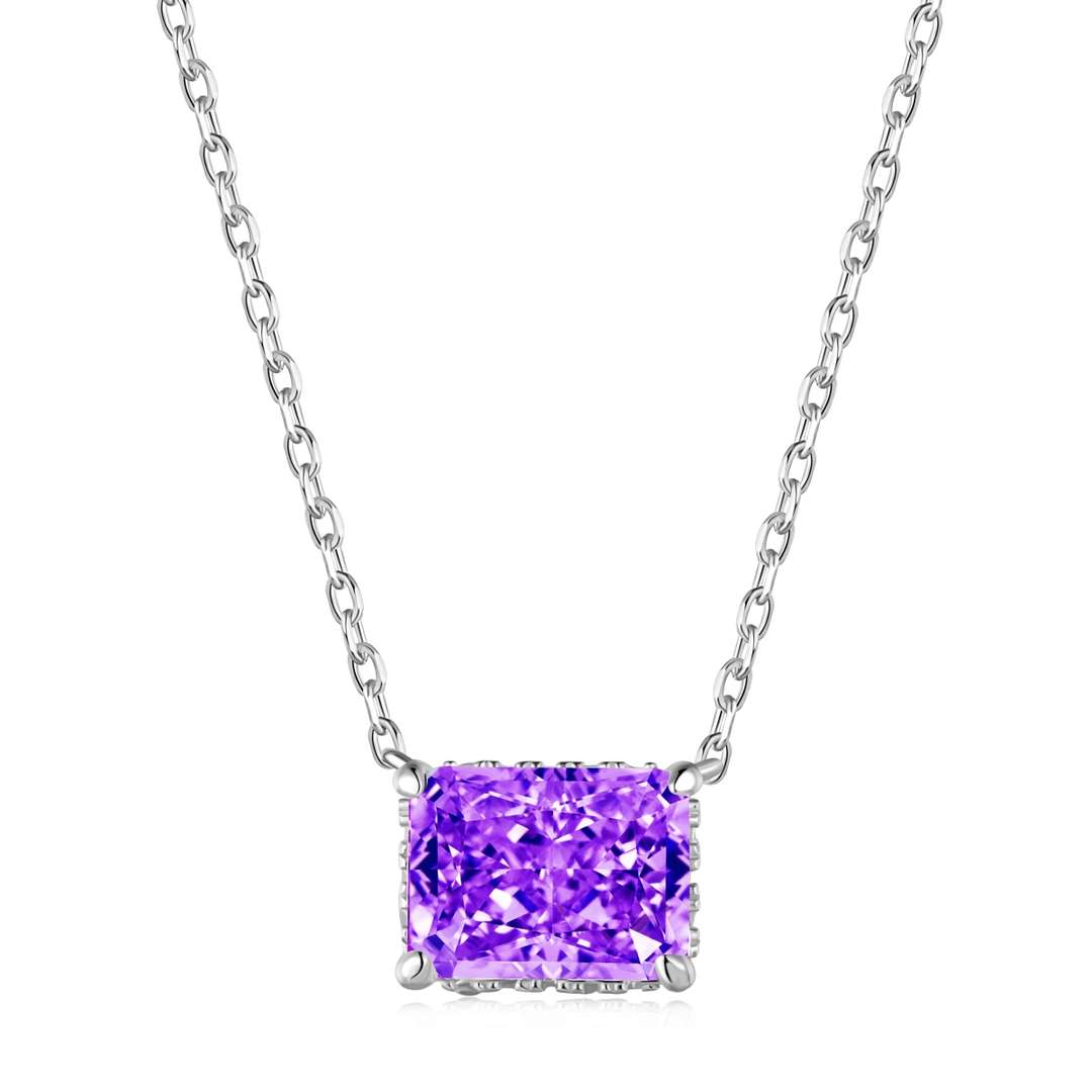 [RAFFINE]Luxurious Square Shape Colorful Necalack