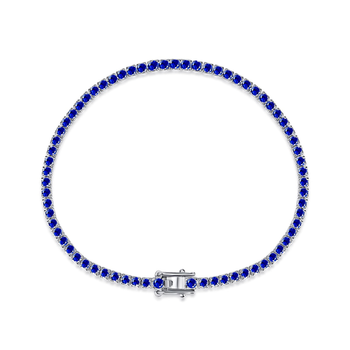 [RAFFINE]Dazzling Colorful Round Cut Daily Bracelet