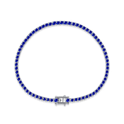 [RAFFINE]Dazzling Colorful Round Cut Daily Bracelet
