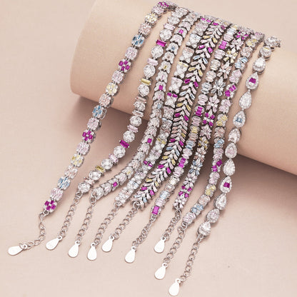 [RAFFINE]Dainty Radiant Emerald Cut Daily Bracelet
