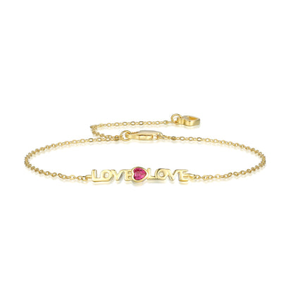 [RAFFINE]Romantic Heart Shape Lover Bracelet