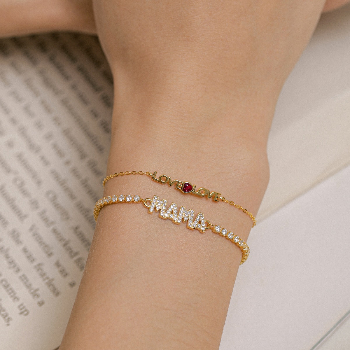 [RAFFINE]Romantic Heart Shape Lover Bracelet