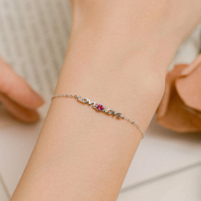 [RAFFINE]Romantic Heart Shape Lover Bracelet