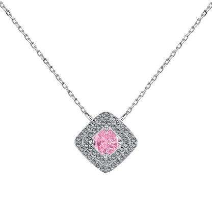 [RAFFINE]Sparkling Asscher Cut Necklace