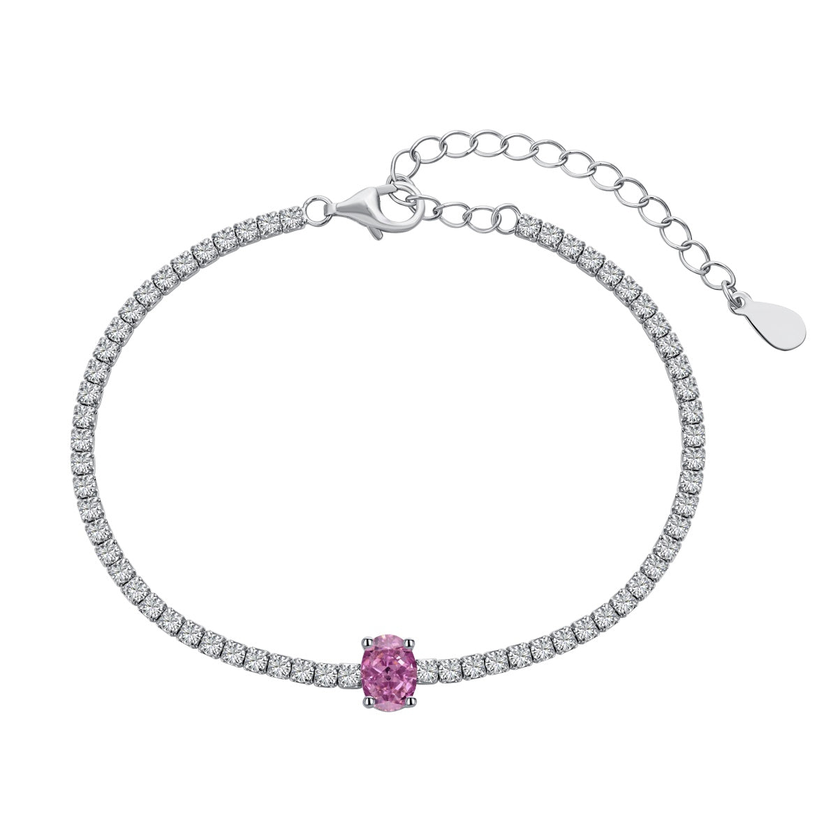 [RAFFINE]0.75 Carat Exquisite Oval Cut Daily Bracelet