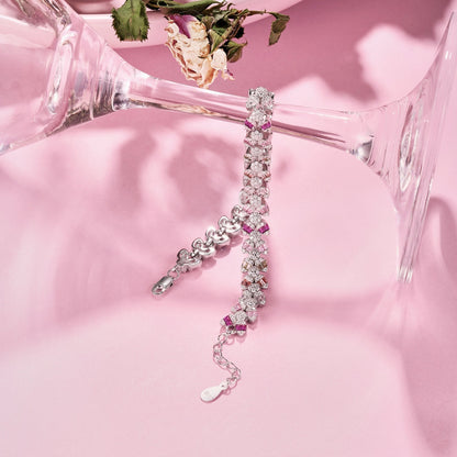 [RAFFINE]Dainty Exquisite Flower Shape Daily Bracelet