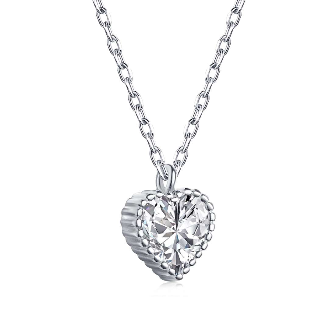 [RAFFINE]Ornate Heart Shape Necklace