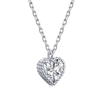 [RAFFINE]Ornate Heart Shape Necklace