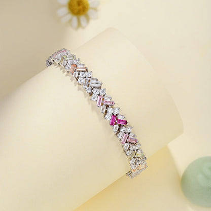 [RAFFINE]Dazzling Unique Multi Shape Daily Bracelet