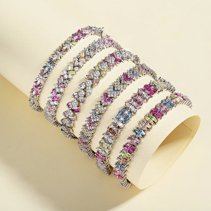 [RAFFINE]Dazzling Unique Multi Shape Daily Bracelet
