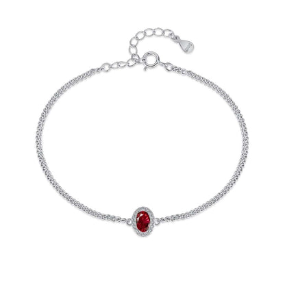 [RAFFINE]Exquisite Oval Shape Bracelet