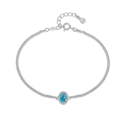 [RAFFINE]Exquisite Oval Shape Bracelet