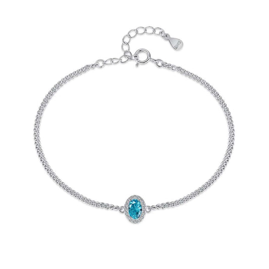 [RAFFINE]Exquisite Oval Shape Bracelet