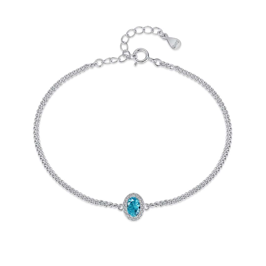 [RAFFINE]Exquisite Oval Shape Bracelet
