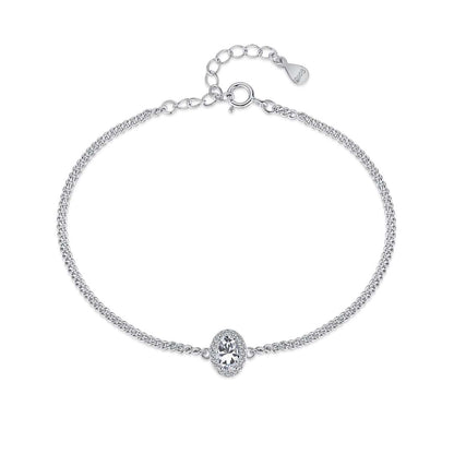 [RAFFINE]Exquisite Oval Shape Bracelet
