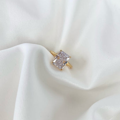 [RAFFINE]4.0 Carat Ornate Enchanting Radiand Cut Banquet Ring