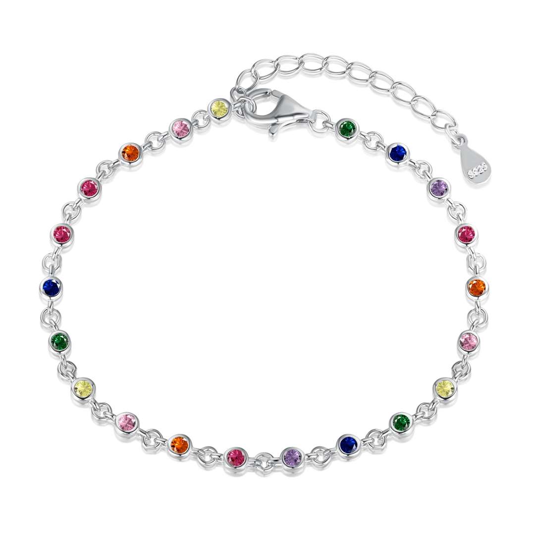 [RAFFINE]Colorful Bead Array Bracelet