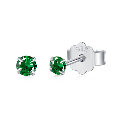 [RAFFINE]Delicate Solitaire Earrings
