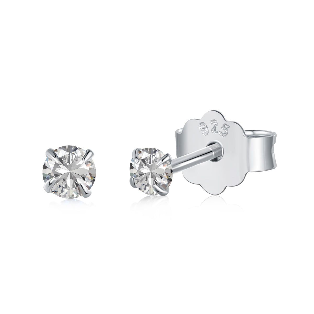 [RAFFINE]Delicate Solitaire Earrings